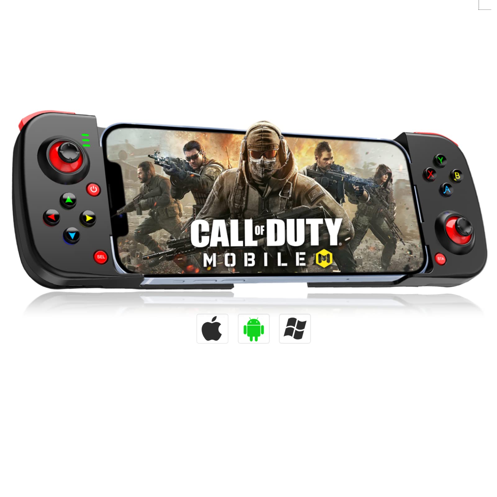 arVin arVin Wireless Gaming Controller for iPhone iPad Android Samsung PC Gamepad with Back Button Bluetooth 5.0 Low Latency for CODM Diablo Immortal