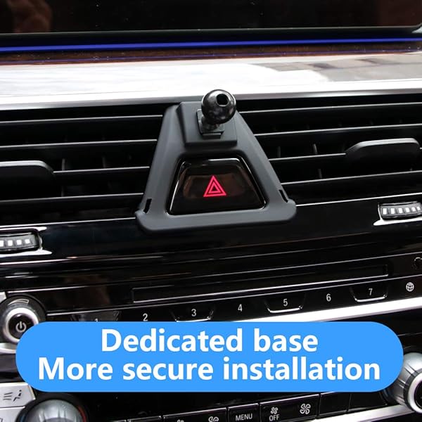 musttrue LUNQIN Car Phone Holder for BMW 5 Series 2017 to 2023 Mobile Cradle for Navigation and Charging Auto Interior Accessories - View 5 of 7