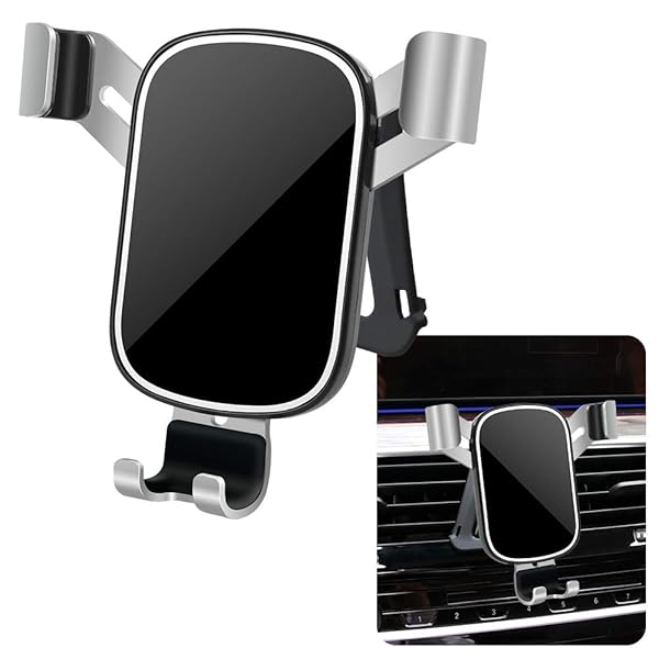 musttrue LUNQIN Car Phone Holder for BMW 5 Series 2017 to 2023 Mobile Cradle for Navigation and Charging Auto Interior Accessories - View 2 of 7