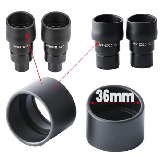 Oumefar Oumefar 2 PCS Eyepiece Cover for Binoculars Standard Rubber Protectors 36mm Diameter Eye Guards to Reduce Impact - View 4 of 9