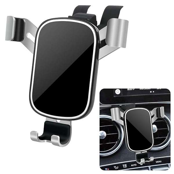 musttrue Buy LUNQIN Car Phone Holder for Mercedes C-Class & GLC-Class (2015-2019) - Perfect Cellphone Mount for Navigation!