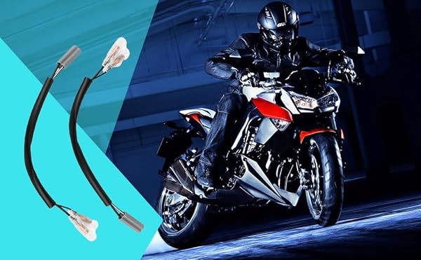 Yctze Yctze 7.5in Turn Wiring Adapter Plug for Yamaha YZF R6, R1, FZ6, FZ10 - Motorcycle Turn Signal Parts - View 6 of 11