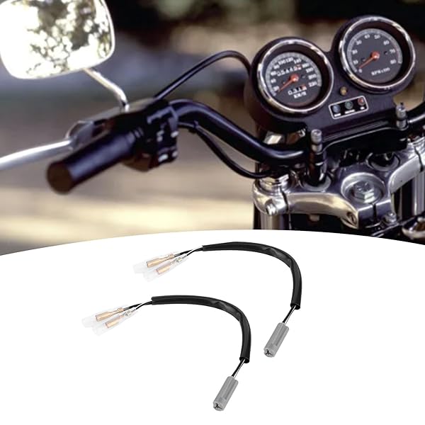 Yctze Yctze 7.5in Turn Wiring Adapter Plug for Yamaha YZF R6, R1, FZ6, FZ10 - Motorcycle Turn Signal Parts - View 10 of 11