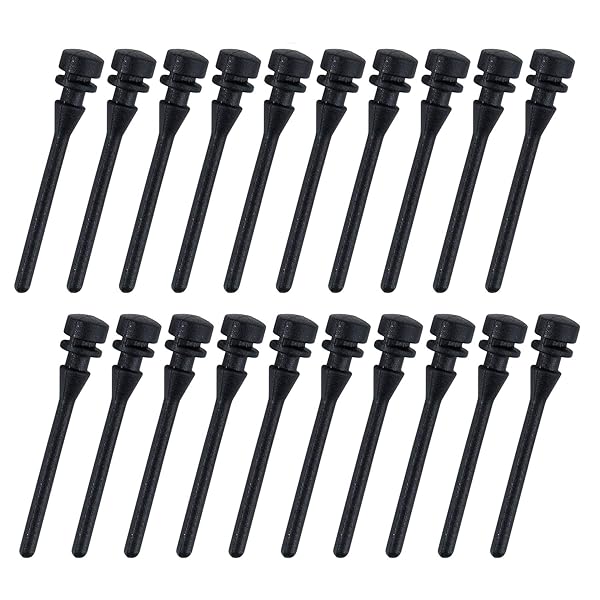 50 Pack AUEAR Soft Silicone Anti-Noise Screws for Case & CPU Fans - Vibration Reducing Rivets