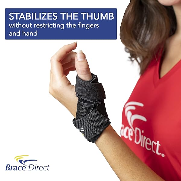 Brace Direct Mini Thumb Spica Splint Thumb Stabilizer for Arthritis De Quervain Tendonitis Trigger Thumb CMC MCP Joint Support Small Size - View 7 of 9