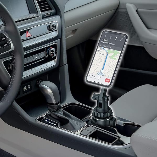 WixGear WixGear Magnetic Cup Holder Phone Mount: Adjustable Car Mount for Smartphones with Extendable Arm - View 3 of 8