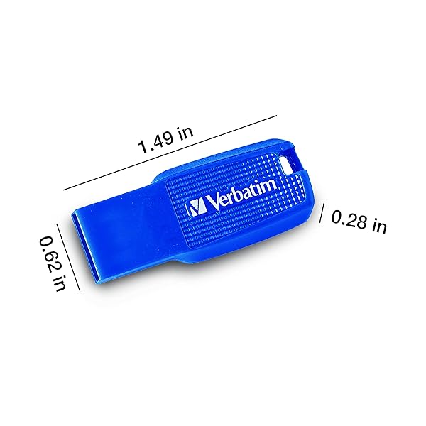 Verbatim Verbatim 32GB Ergo USB 3.0 Flash Drive - Fast, Reliable Storage in Blue - View 4 of 6
