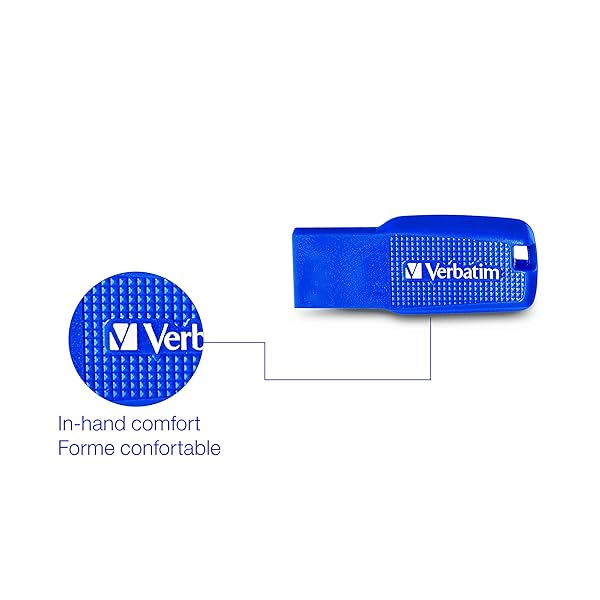 Verbatim Verbatim 32GB Ergo USB 3.0 Flash Drive - Fast, Reliable Storage in Blue - View 5 of 6