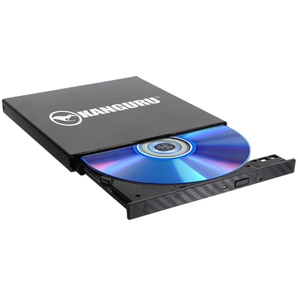 Kanguru Kanguru QS Slim DVDRW DVD Burner - TAA Compliant, Portable & High-Speed Data Storage Solution