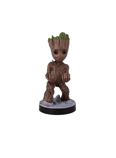 Exquisite Gaming Exquisite Gaming Toddler Groot: Marvel Mobile Phone & Gaming Controller Holder - Original Cable Guys Stand - View 4 of 10