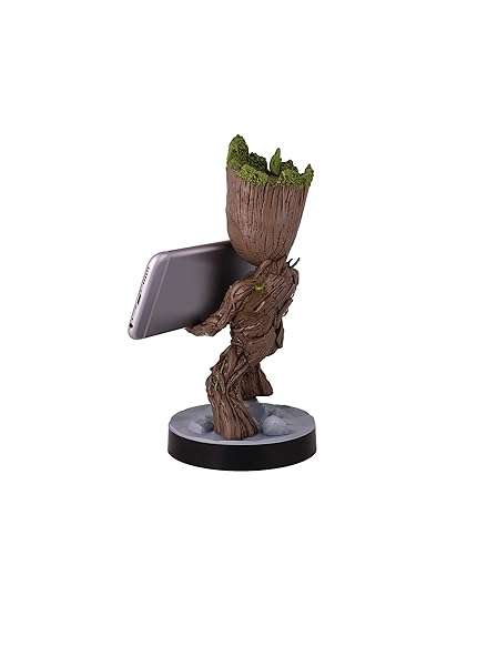 Exquisite Gaming Exquisite Gaming Toddler Groot: Marvel Mobile Phone & Gaming Controller Holder - Original Cable Guys Stand - View 7 of 10