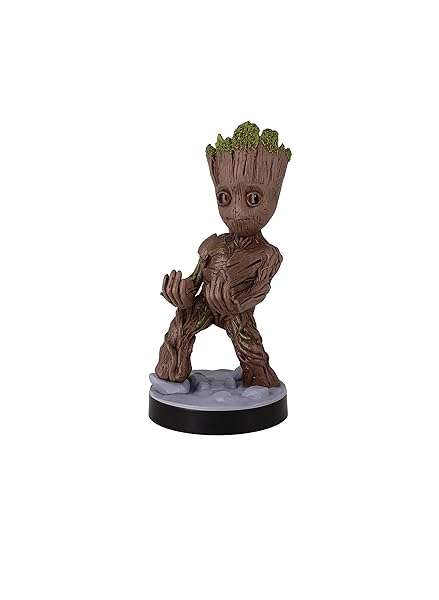 Exquisite Gaming Exquisite Gaming Toddler Groot: Marvel Mobile Phone & Gaming Controller Holder - Original Cable Guys Stand - View 8 of 10