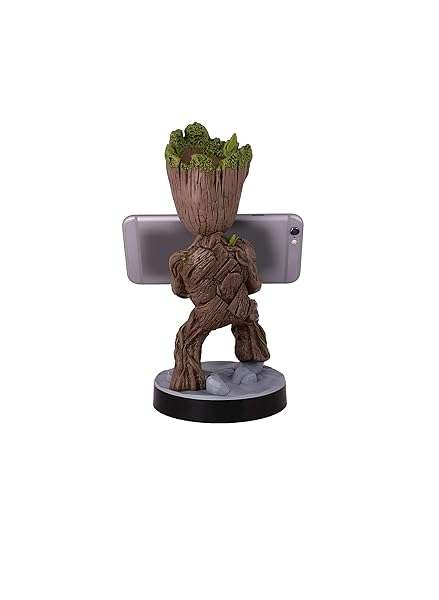 Exquisite Gaming Exquisite Gaming Toddler Groot: Marvel Mobile Phone & Gaming Controller Holder - Original Cable Guys Stand - View 10 of 10