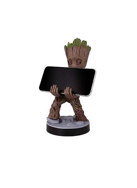 Exquisite Gaming Exquisite Gaming Toddler Groot: Marvel Mobile Phone & Gaming Controller Holder - Original Cable Guys Stand - View 2 of 10