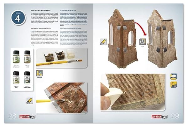 Mig Jimenez AMO 6510 Weathering Solution Book for Brick Construction Painting Techniques by AMMO by Mig - View 4 of 8