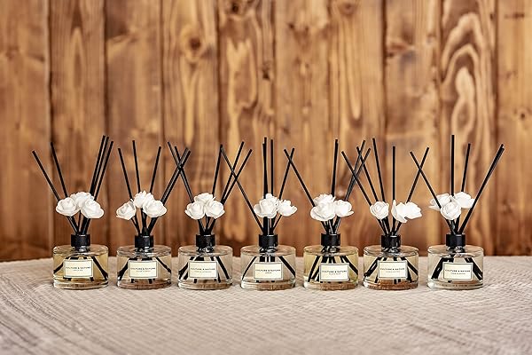 CULTURE & NATURE CULTURE & NATURE Black Cherry Reed Diffuser Set 6.7oz Home Fragrance with Sticks Perfect for Bathroom Shelf Decor - View 7 of 7