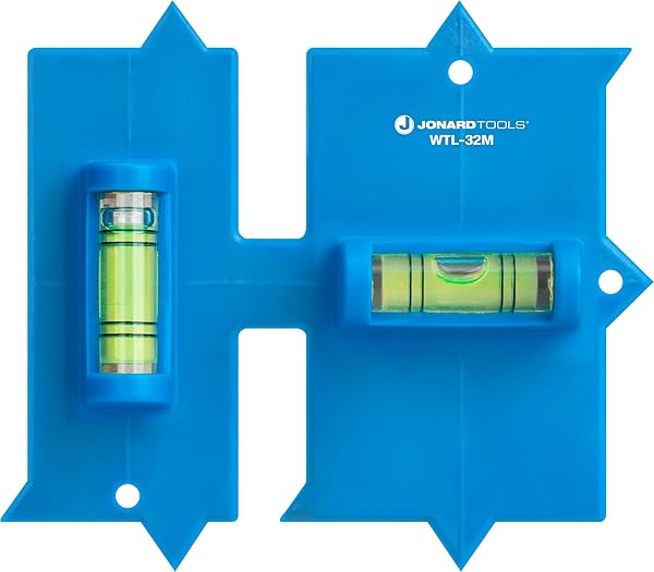 Jonard Tools Jonard Tools WTL-32M: Ultimate Wall Box Template & Level for 1-Gang & 2-Gang Metal Boxes
