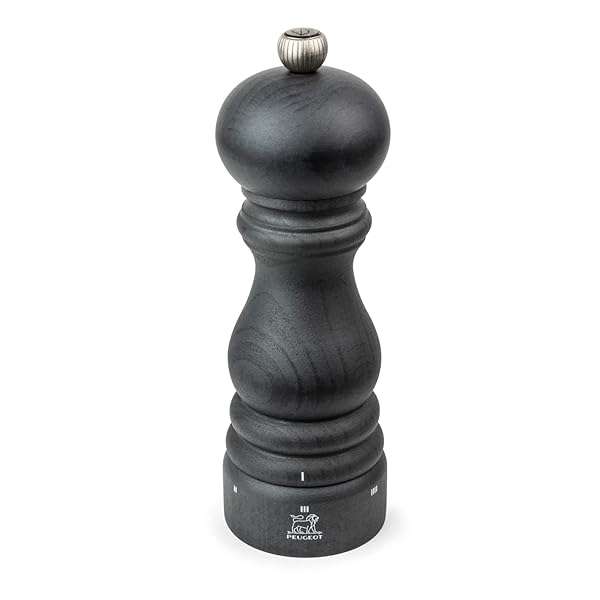 Peugeot Peugeot Paris u'Select Manual Pepper Mill - Adjustable Beechwood Grinder in Graphite Finish