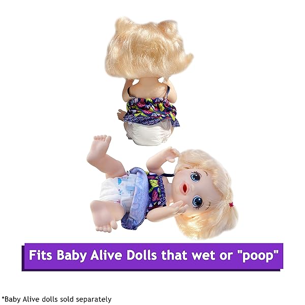Pail Buddies Pail Buddies Baby Doll Diapers Refill Value Pack 32 Diapers for Baby Alive Dolls - View 7 of 7