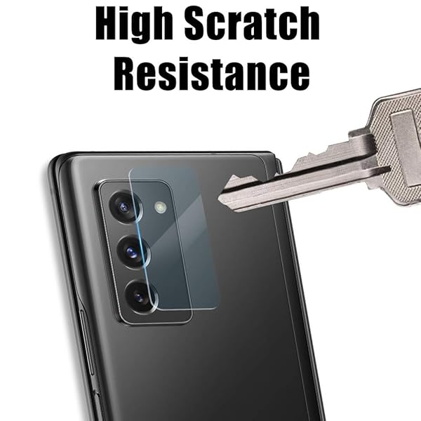 DOME GLASS DOME GLASS EZ Samsung Galaxy Z Fold 2 Camera Protector by Whitestone Scratch Resistant Clear View Two Pack Easy Installation - View 5 of 7