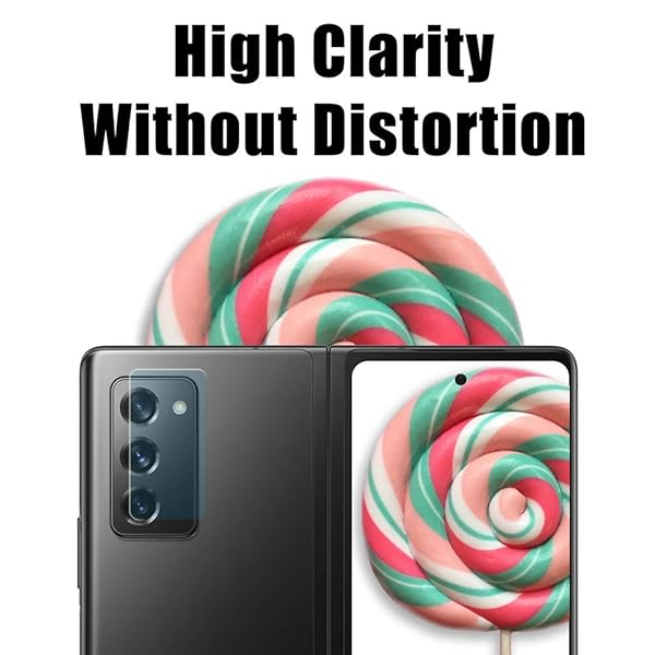 DOME GLASS DOME GLASS EZ Samsung Galaxy Z Fold 2 Camera Protector by Whitestone Scratch Resistant Clear View Two Pack Easy Installation - View 7 of 7