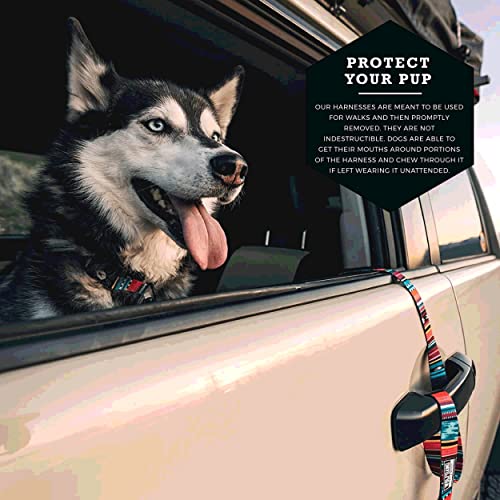 Wolfgang Man & Beast Wolfgang Heavy Duty Adjustable Dog Harness Quetzal Print Large Pull Tested Over 800 lbs for Walking and Training - View 3 of 10