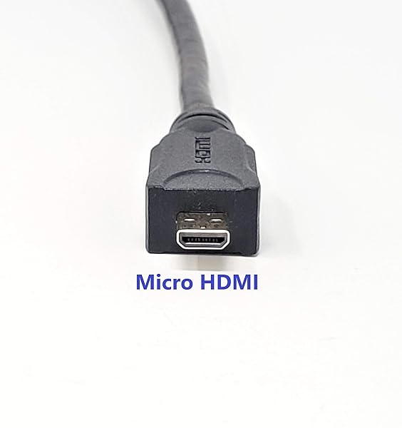 MICRO CONNECTORS Micro Connectors 6 Feet High Speed 4K Micro HDMI to HDMI Cable with Ethernet 2-Pack for Superior Connectivity - View 3 of 5