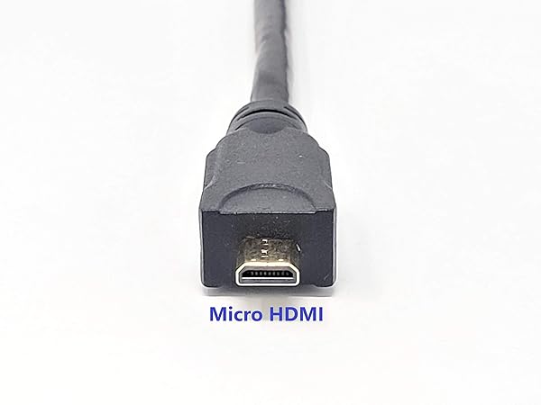 MICRO CONNECTORS Micro Connectors 6 Feet High Speed 4K Micro HDMI to HDMI Cable with Ethernet 2-Pack for Superior Connectivity - View 5 of 5