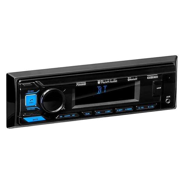 Planet Audio P350MB: Bluetooth Car Stereo with USB, AUX, AM/FM - Hands-Free Calling & MP3 Playback