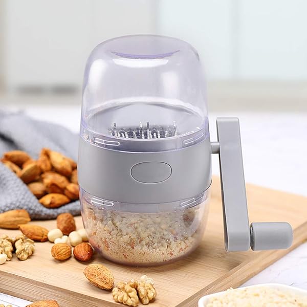 CALIDAKA Food Chopper Nut Chopper Grinder Hand Crank for Nuts and Kitchen MultiChopper Shredder for Toppings - View 6 of 8