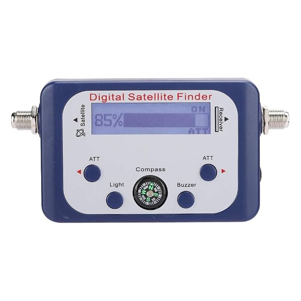 Digital Satellite Finder 950-2150MHz Meter with LCD Display Electronic Buzzer and Backlight for Easy Signal Detection