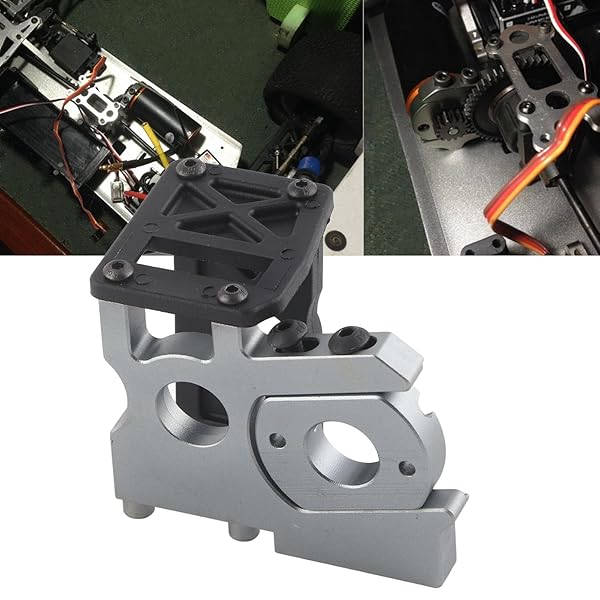 VGEBY Electric Vehicle Brushless Motor Mounting Holder for 1/8 RC Car Accessory Tmaxx Conversion Kit - View 2 of 10