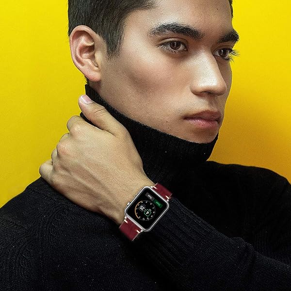 hemsut h Handmade Vintage Leather Watch Bands for Men Quick Release Horween Strap 18mm to 24mm Replacement - View 3 of 7