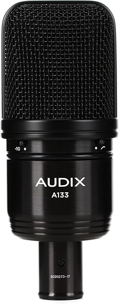 Audix A133 Large-Diaphragm Condenser Microphone: Perfect for Recording Instruments & Vocals