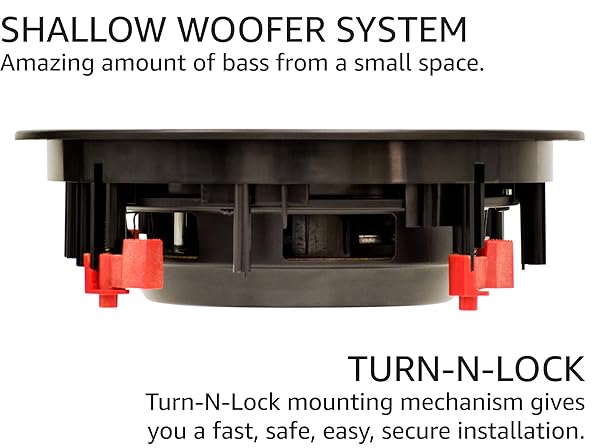 EARTHQUAKE "EARTHQUAKE SUB8 Passive 8" In-Wall/In-Ceiling Subwoofer for Powerful Sound" - View 5 of 6