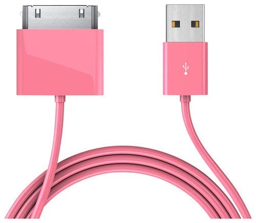 Master Cables 5 Pack Pink 30 Pin USB Data Sync Charging Cable 1 Metre Extra Long for Apple iPhone 4 4S 3G 3GS Gen Touch - View 5 of 7