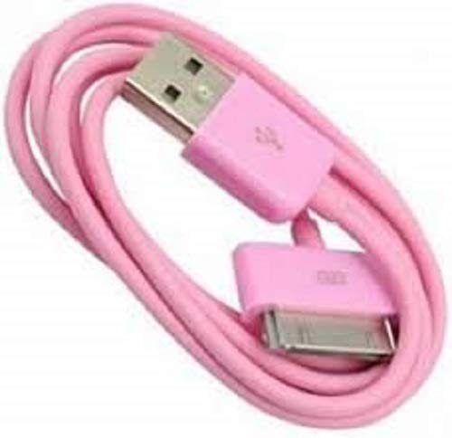 Master Cables 5 Pack Pink 30 Pin USB Data Sync Charging Cable 1 Metre Extra Long for Apple iPhone 4 4S 3G 3GS Gen Touch - View 7 of 7