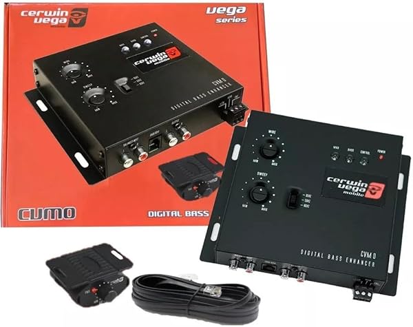 Cerwin Vega Mobile CV Cerwin Vega CVM0 Digital Audio Bass Enhancer Driver Equalizer for Superior Sound Quality and Enhanced Audio Experience - View 2 of 9