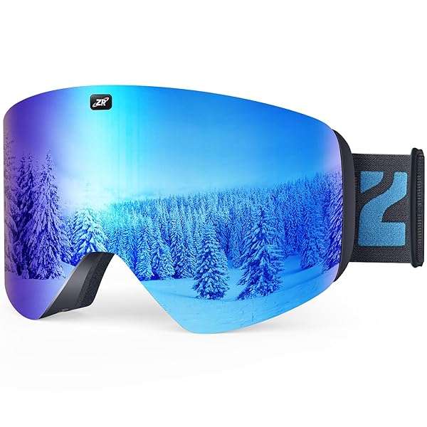 ZIONOR ZIONOR X11 Ski Goggles: Magnetic Cylindrical Snowboard Goggles for Men & Women