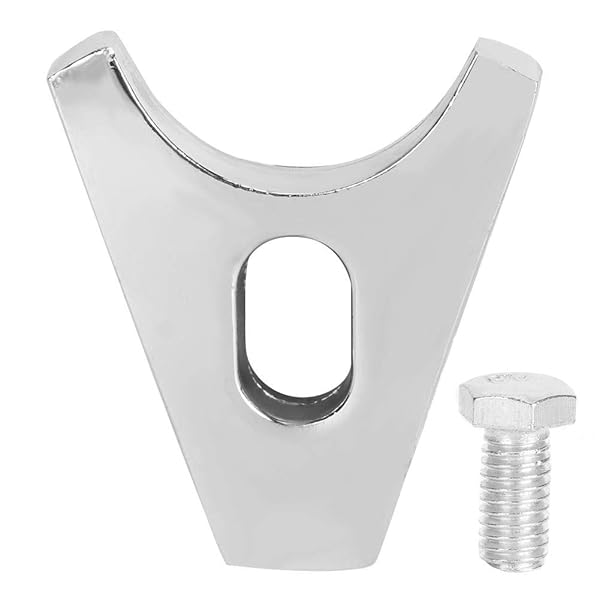 Aramox Chrome Steel Distributor Clamp Hold Down Screw for Chevy V8 V6 SBC BBC Fit - View 3 of 9