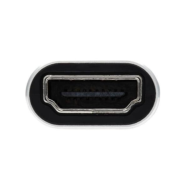 TRIPP LITE Tripp Lite USB C to HDMI Cable 4K 60Hz Thunderbolt 3 Compatible Flat Adapter Black 5 inch - View 4 of 7