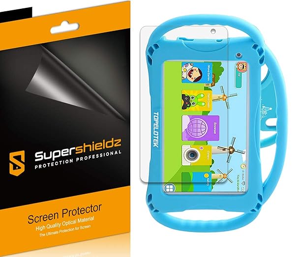 Supershieldz 3 Pack Screen Protector for Topelotek Kids Tablet 7 inch Anti Glare Anti Fingerprint Matte Shield