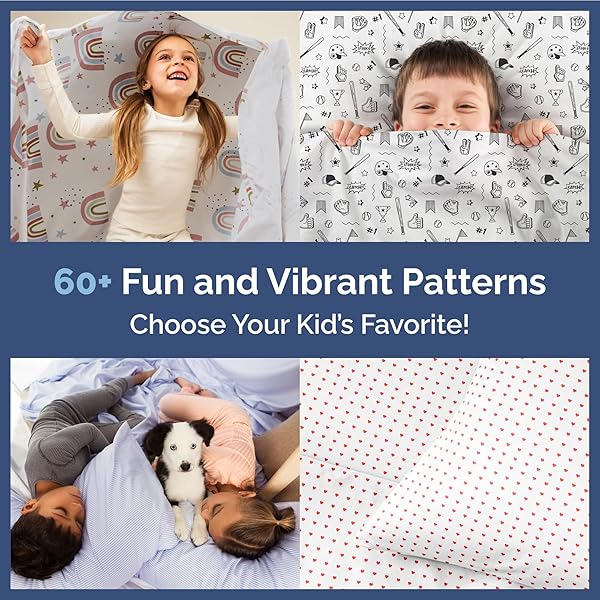 CGK Unlimited Kids Floral Bed Sheets Set 4 Piece Ultra Soft Breathable Machine Washable Pink Flower Bedding for Boys Girls Teens and Toddlers - View 9 of 9