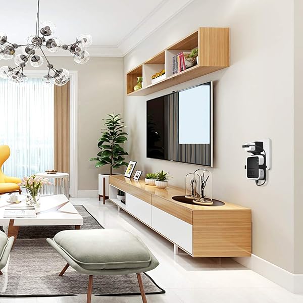 HOLACA Outlet Wall Mount for Blink Sync Module 2 Simple Mount Bracket Holder for Blink Outdoor Indoor Home Security Camera Easy Mount Short Cable Black - View 7 of 8