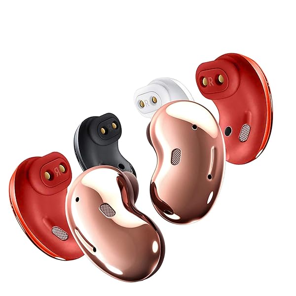 KPYJA KPYJA Silicone Ear Tips Replacement for Galaxy Buds Live 4 Pairs Black Accessories - View 3 of 8