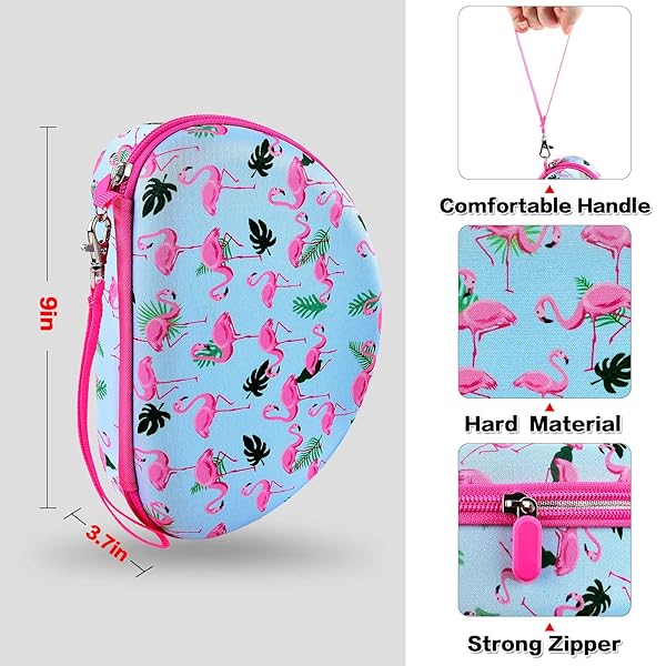 PAIYULE Headphone Case for Riwbox CT-7 Pink iClever ONITOO TCJJ Cat Ear Wireless Bluetooth Picun FosPower Over-Ear Headphones Kids Box Only - View 5 of 8