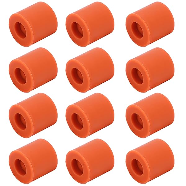 Acogedor Heatbed Silicone Leveling Column 12Pcs 3D Printer Hot Bed Mounts Stable Tool Heat Resistant Wear Resistant Spring 16mm Silicone Buffer