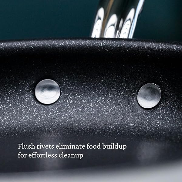 Hestan Hestan ProBond Forged TITUM 12.5 Inch Professional Clad Stainless Steel Nonstick Frying Pan Induction Compatible PFOA Free - View 6 of 10