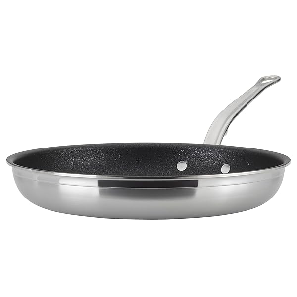 Hestan Hestan ProBond Forged TITUM 12.5 Inch Professional Clad Stainless Steel Nonstick Frying Pan Induction Compatible PFOA Free - View 2 of 10