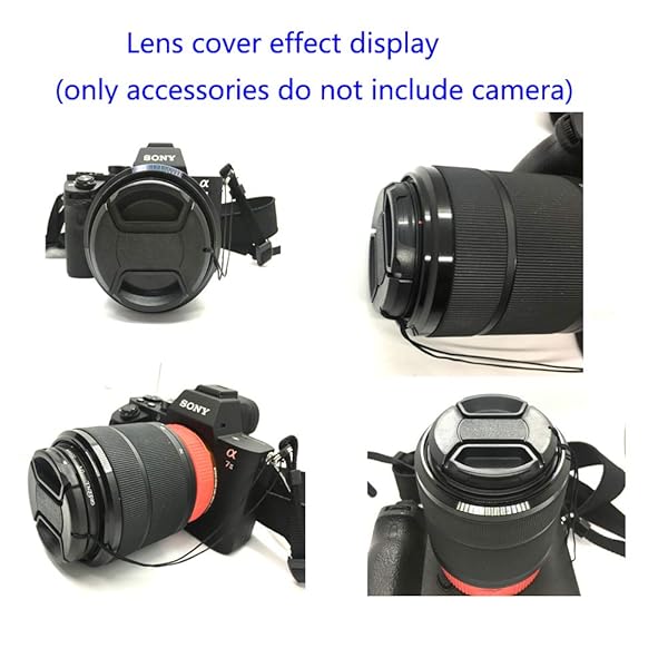 WH1916 A6300 Lens Cap for Sony A6400 A6300 A6000 and Samsung NX2000 2 Pack Compatible with SELP1650 16-50mm and 20-50mm Lenses - View 6 of 6